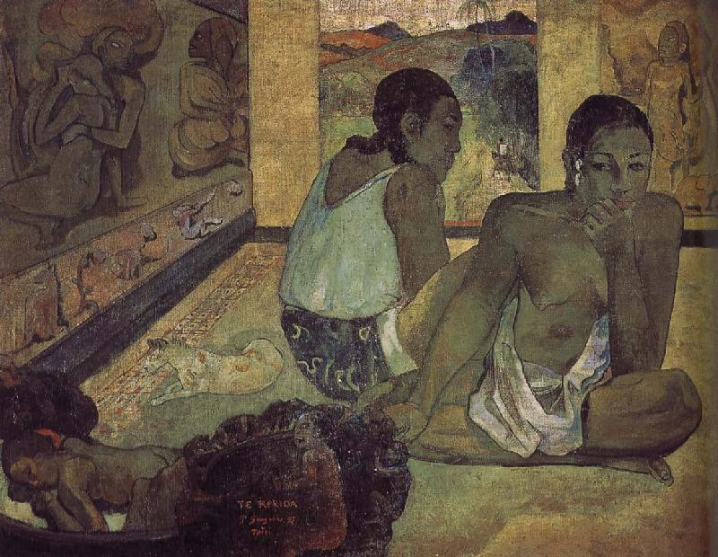 Paul Gauguin Dream oil painting image